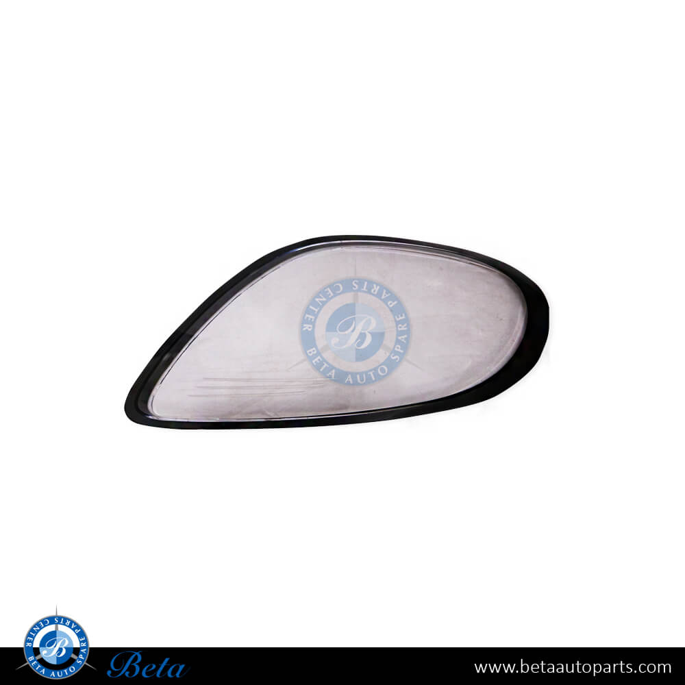Right Side Headlamp lens for Porsche Boxter/Cayman 2013-2016 models, Part Number 98163111206 Right Side Headlamp lens for Porsche Boxter/Cayman 2013-2016 models, Part Number 98163111206